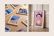 100 Modern Prints - Wall Art Bundle, a Background Graphic by Tomasz Ganclerz (Thumbnail 2 of 9)