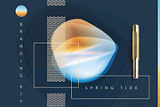 Spring Tide Branding Collection, a Texture Graphic by Polar Vectors (Thumbnail 1 of 11)