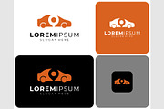 Sedan Car Location Pin Logo, a Branding & Logo Template by ika trisiana (Thumbnail 1 of 2)
