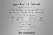 Ladies Rock Font Duo, a Script Font by Firtana (Thumbnail 6 of 9)