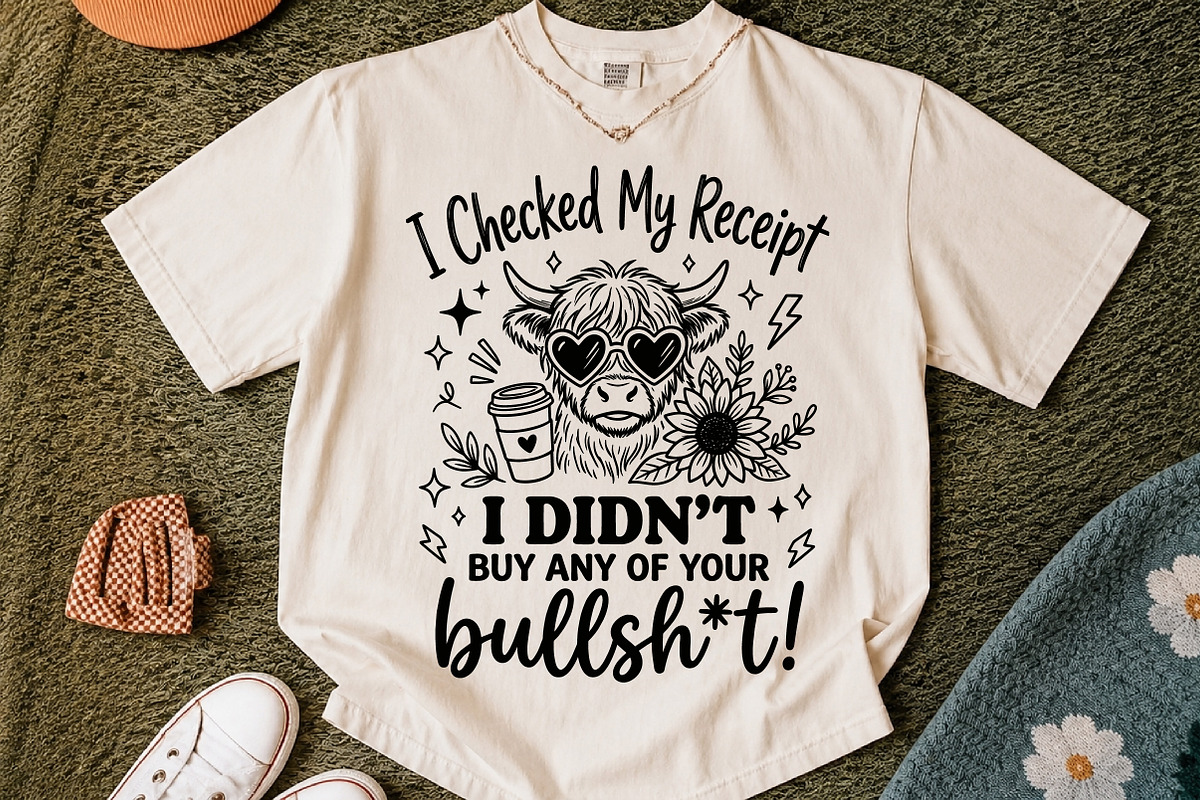 Retro Funny Receipt Quote SVG, an Animal Illustration by Libby Wishes (Photo 2 of 4)