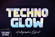 Holographic Text Effects, a Layer Style Add-On by Andrew Skoch Design (Thumbnail 6 of 8)