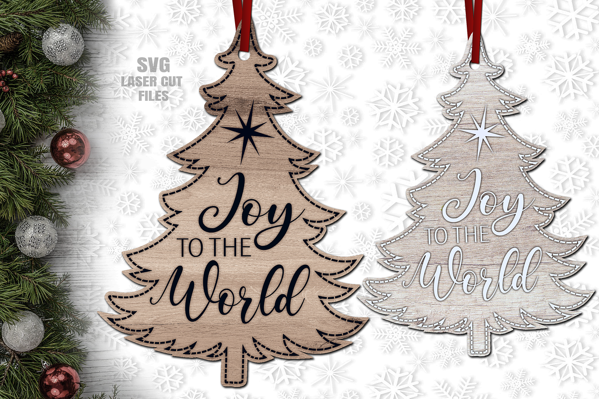Christmas Tree Ornament SVG, a Graphic by Cloud9DesignSVG (Photo 1 of 2)