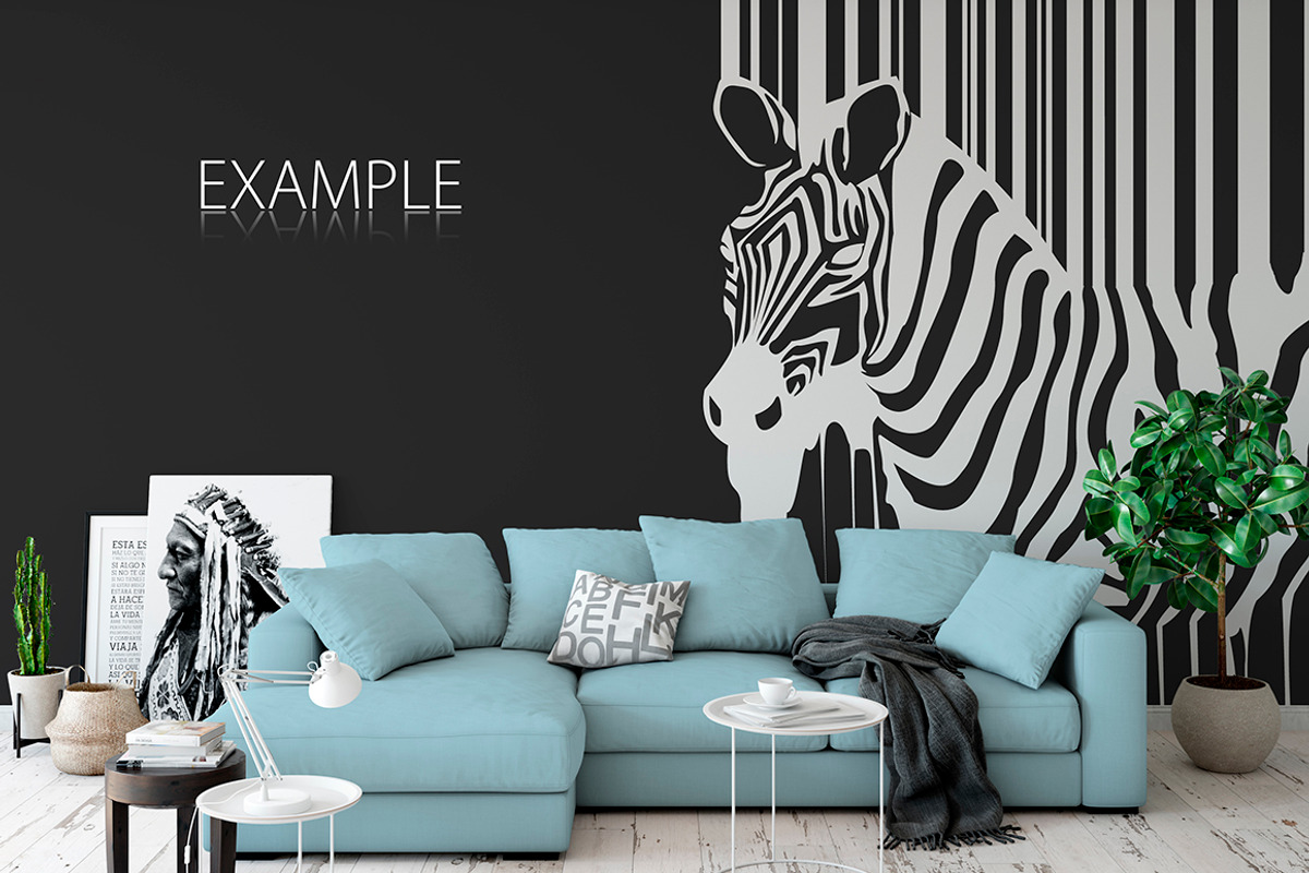 Wall & Frames Mockup - Bundle Vol 4, a Print Template by Yuri-U (Photo 25 of 32)