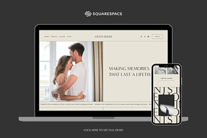 Photography Squarespace 7.1 Website