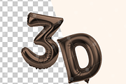 Chocolate balloon alphabet png, an Education Illustration by Kiss me flamingo (Thumbnail 3 of 5)