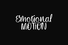 Emotional Motion - Handwritten Font