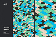 Social Media Vector Backgrounds V 03, a Background Graphic by dvtchk (Thumbnail 8 of 10)