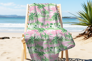 Preppy Pink & Green Palm Beach Paper