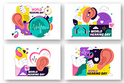 10 World Hearing Day Illustration, a Healthcare Illustration by denayunebgt (Thumbnail 2 of 4)