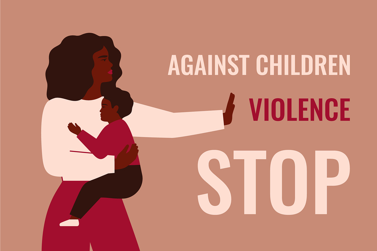 Stop Violence Against Children, an Illustration by Mary Long (Photo 1 of 4)