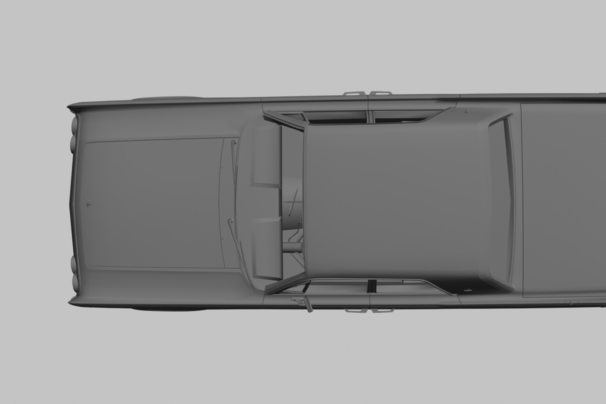 1962 Lincoln Continental, a Cars & Vehicle 3D Model by valtriiu (Photo 10 of 12)