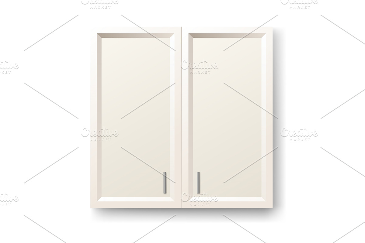 Kitchen cabinets mockup, an Object Illustration by Things for designers