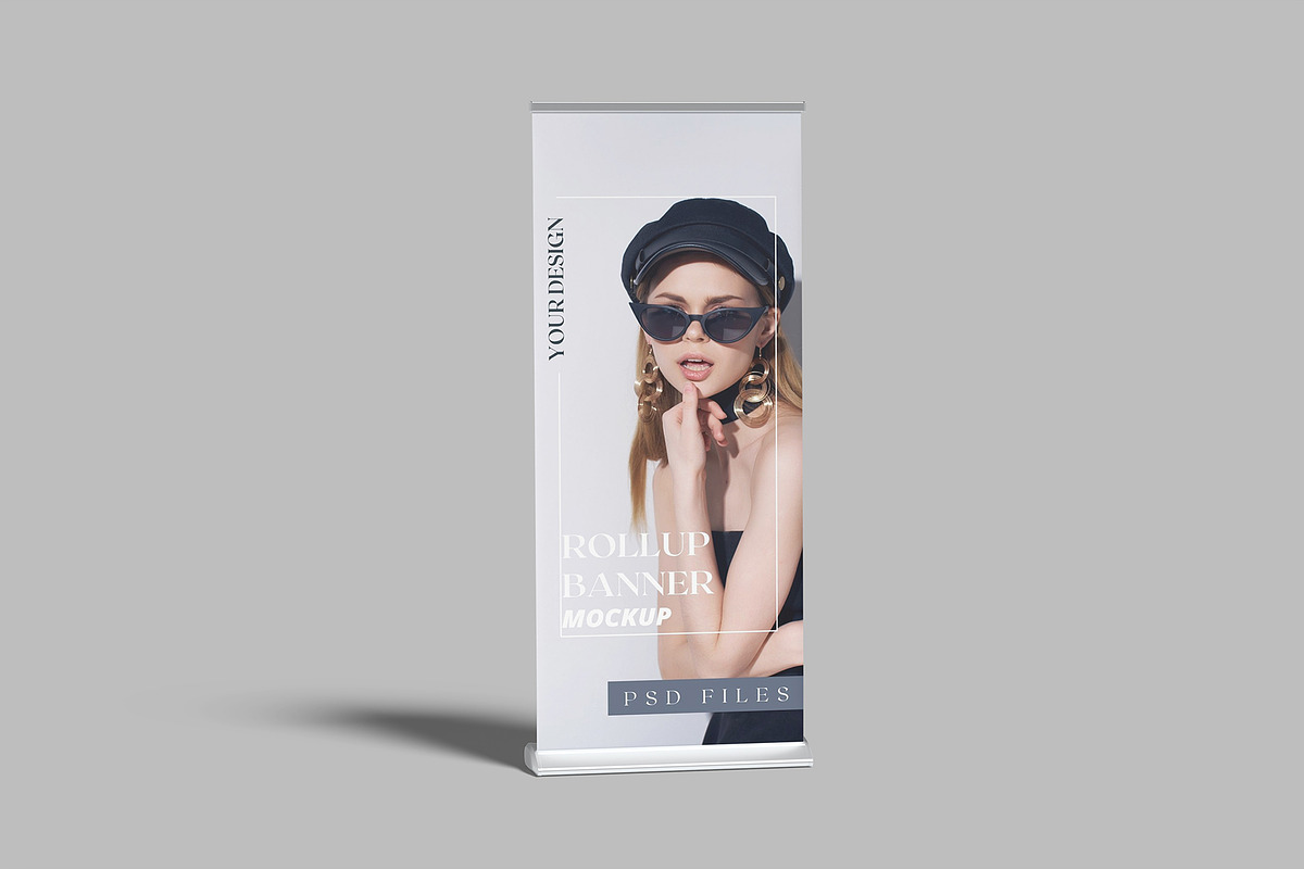 Roll Up Banner Mockup, a Print Template by lamorastudio (Photo 9 of 11)