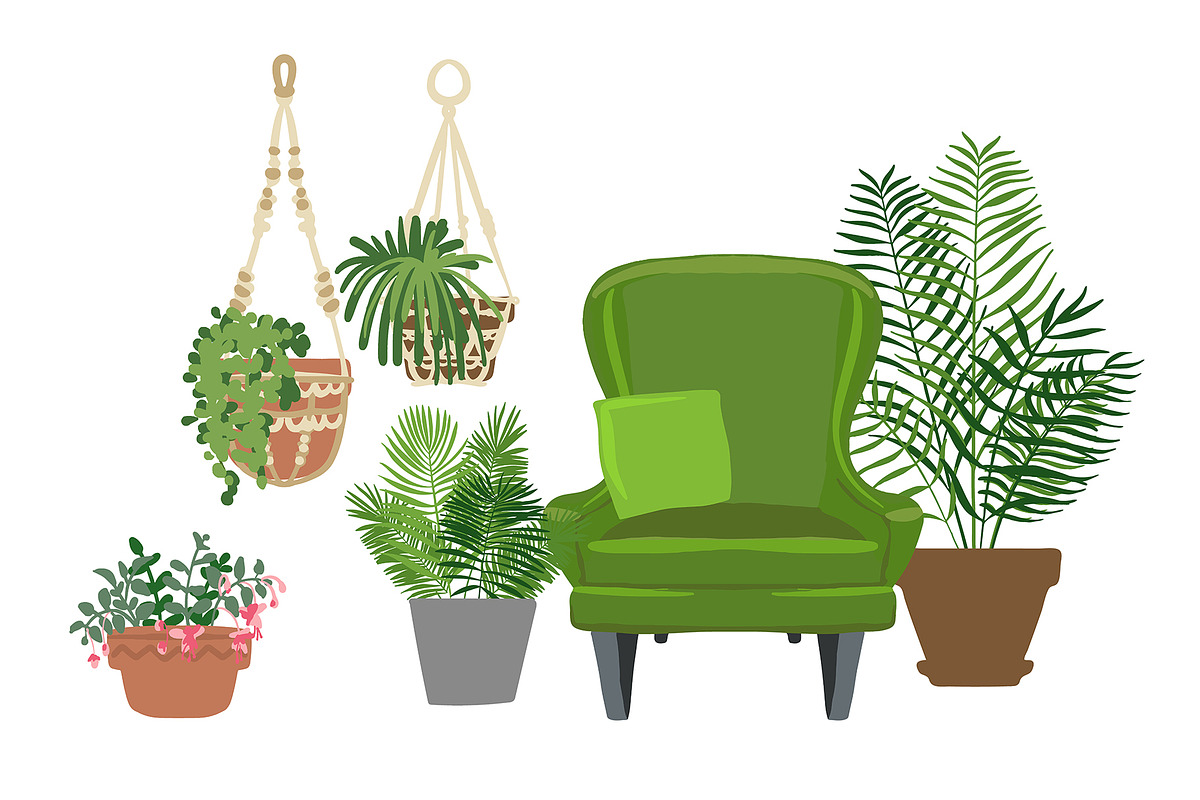 Tropical plants vector., an Illustration by irina.vaneeva (Photo 13 of 15)