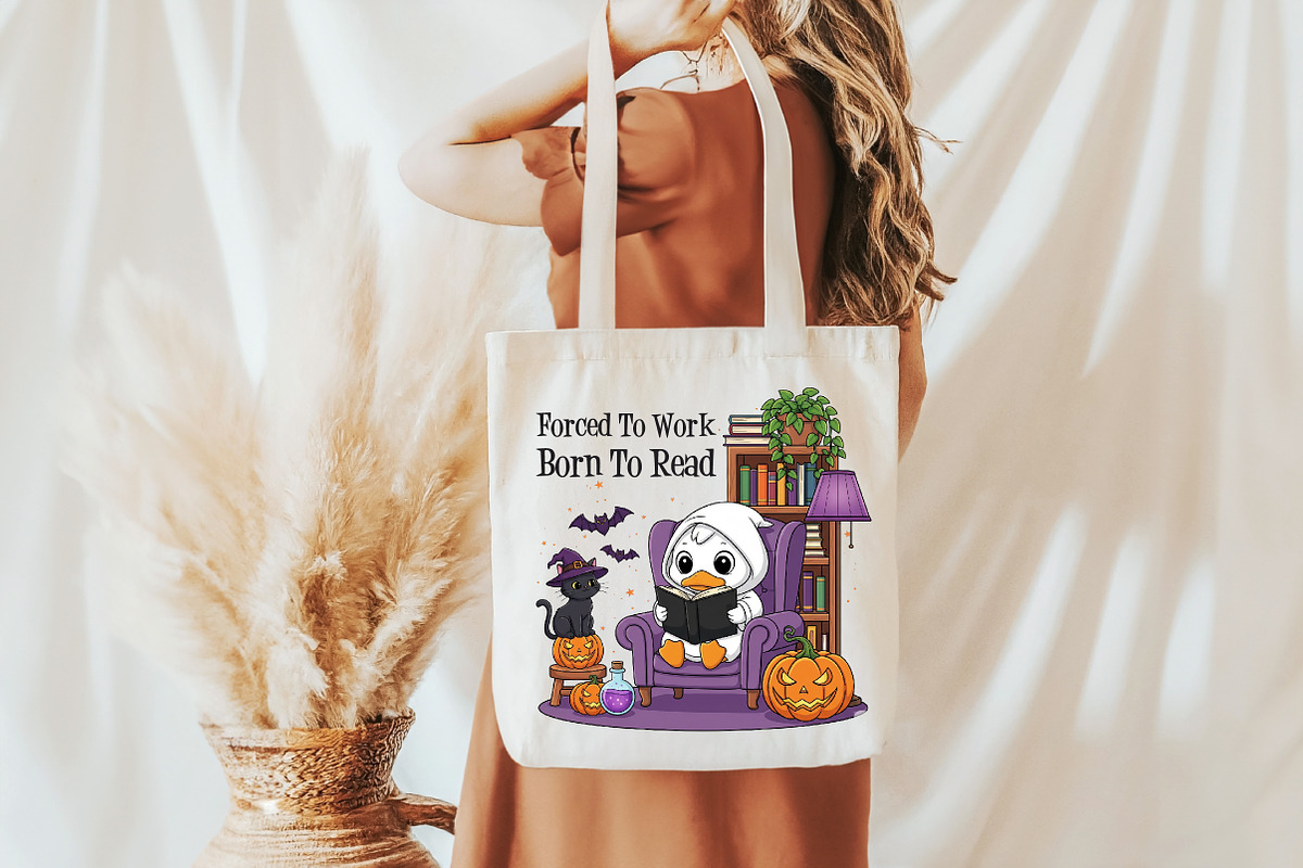 Halloween Goose Born to Read Design, an Illustration by Libby Wishes (Photo 5 of 6)