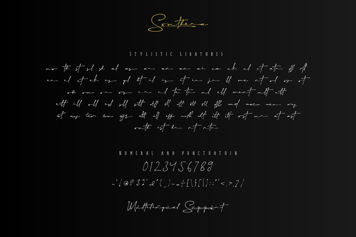 Southera, a Script Font by Mozyen Studio (Photo 6 of 9)