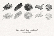 92 Watercolor Stamps for Procreate, a Brush Add-On by StDamos (Thumbnail 5 of 7)