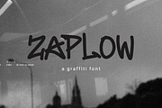 Zaplow Graffiti Hand-Drawn Font, a Handwritten Font by BeadyLab (Thumbnail 1 of 8)