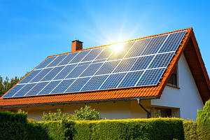 Green energy powers this eco friend, a Photo by Pavel_design