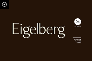 EIGELBERG - Unique Font Family