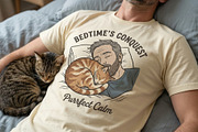 Purrfect calm illustration, an Animal Illustration by Vectorlina (Thumbnail 2 of 4)