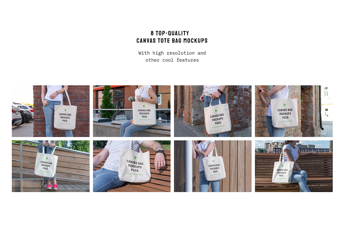 Canvas Bag Mockups - City Park Ed., a Shirt Mockup by BULBFISH (Photo 14 of 14)