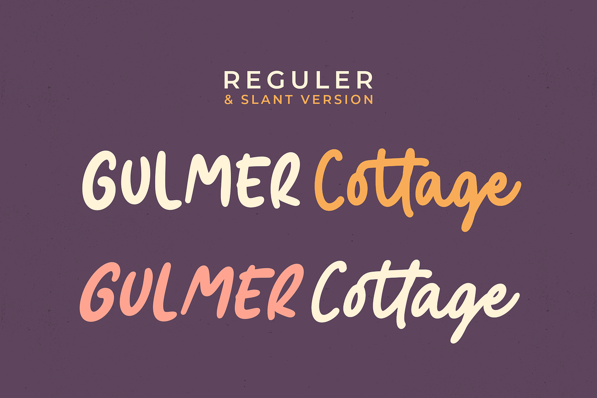 Gulmer Cottage Font Duo, a Handwritten Font by Ainun Jinan (Photo 2 of 12)