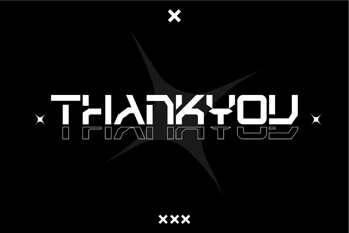 HEXRA – Futuristic Display Typeface, a Sans Serif Font by Vroz Studio (Photo 8 of 8)
