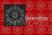Seamless Snowflakes Pattern Tile, a Pattern Graphic by Penina (Thumbnail 1 of 5)