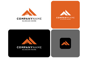 Letter F Mountain Peak Logo, a Branding & Logo Template by ika trisiana