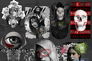 MONOCHROME collage pack, an Object Graphic by Natali Batu (Thumbnail 12 of 31)