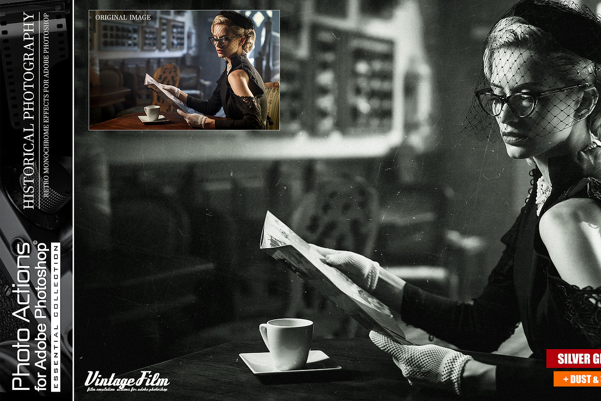 Actions for Photoshop / Vintage Film, an Action Add-On by Miracle_Design (Photo 35 of 43)