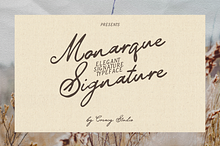 Monarque Signature Script Font