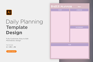 Daily Planner Sheet Design -28