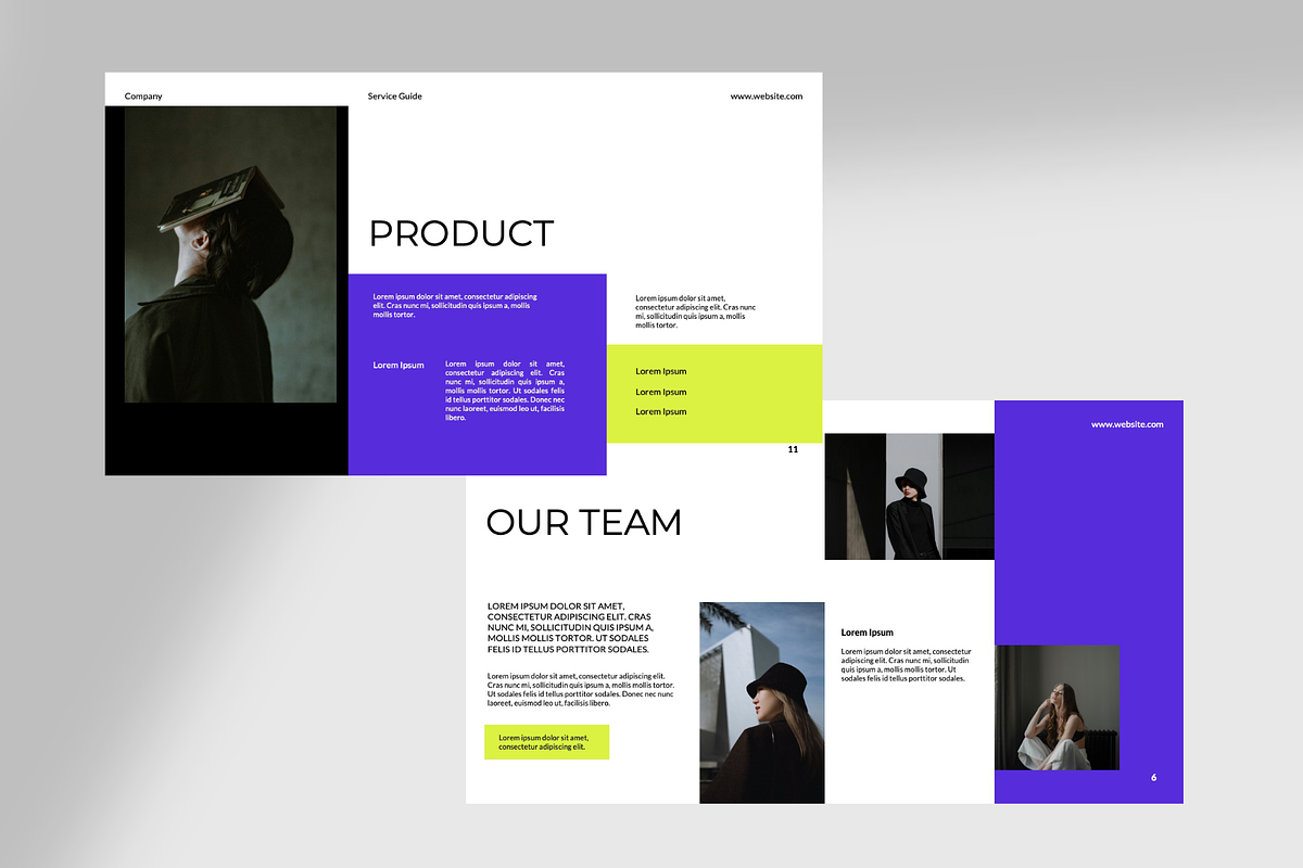 Service Guide Presentation Template preview 2