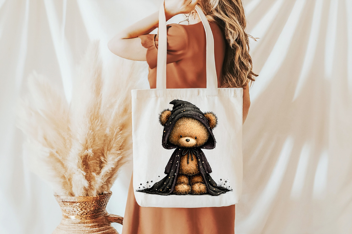 Whimsical Halloween Teddy Bear, a Seasonal Illustration by Designworld (Photo 7 of 7)