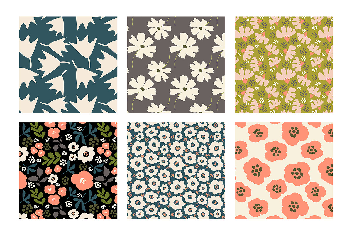 Modern Floral Bundle, an Illustration by Sweet Fig (Photo 5 of 13)