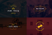 Vintage Logo Templates - vol 4, a Branding & Logo Template by Brazvan (Thumbnail 1 of 4)