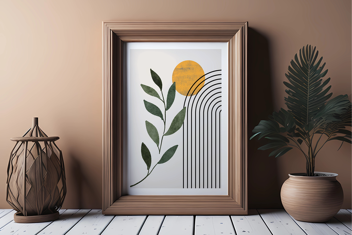 Minimalist Frame Mockup, a Print Template by Ali's Designs (Photo 3 of 5)