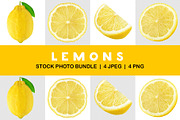 Lemon pieces, an Object Graphic by Fruits+Veggies (Thumbnail 1 of 4)
