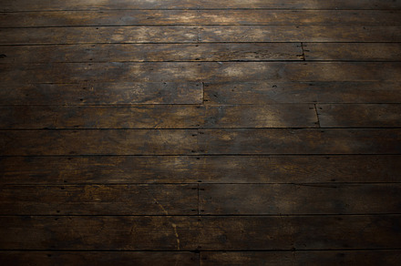 View of distressed wood flooring featuring distressed, wood, and brown, an Abstract Photo by ClubhouseArts