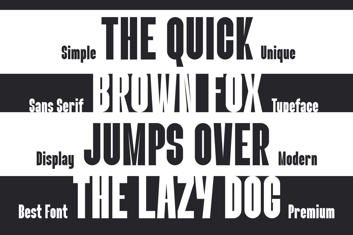 Slight - A Modern Condensed Sans, a Sans Serif Font by Marvadesign (Photo 4 of 7)