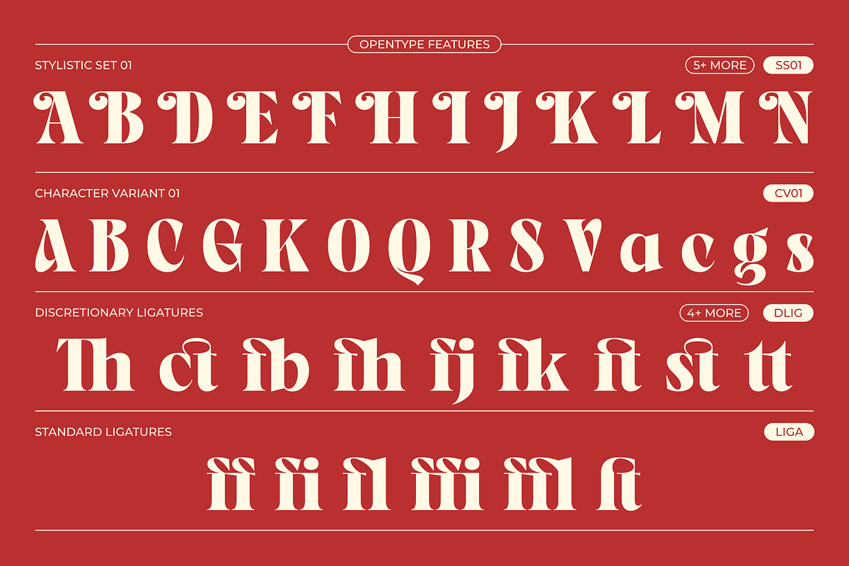 Crafte - Expressive Modern Serif, a Serif Font by Mbonster Design Studio (Photo 6 of 15)