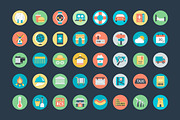 100+ Flat Travel Icons, a Duotone Icon by Vectors Market (Thumbnail 3 of 4)