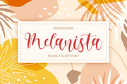 Melanista - Bouncy Script Font, a Script Font by Almarkhatype (Thumbnail 1 of 10)