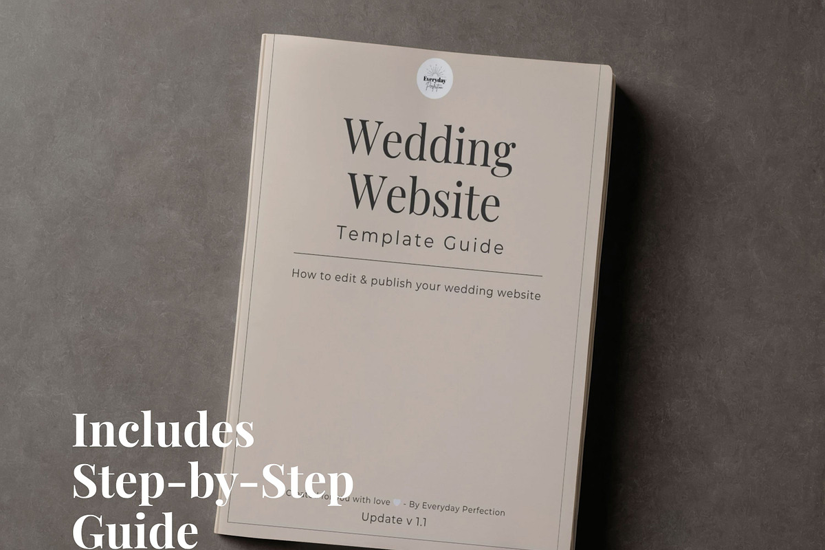 Terracotta Wedding Website Invite, a Landing Page Template by Everyday Perfection (Photo 11 of 12)
