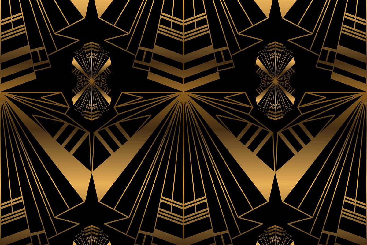 luxury art deco elements, a Pattern Graphic by AAN Seamless Shop (Photo 2 of 2)