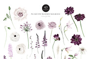 Watercolor flower - Mineral Violet, an Illustration by Beigetime (Thumbnail 9 of 14)