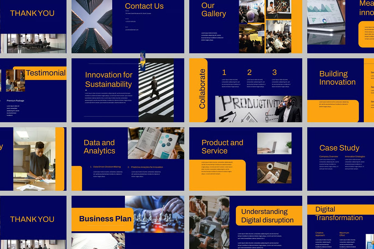 Business Plan Powerpoint Templates, a Presentation Template by Fit-tee (Photo 2 of 2)